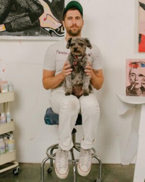 Seth Bogart Instagram - Honored me and my daughter Stix are the July cover stars for @thewildestsite 🐾 shot in my studio by @amyharrity / interview by @nishagopalan