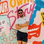 Seth Bogart Instagram - Painted a mural for @nyxcosmetics - up til the end of the month at Santa Monica & La Cienega 👀 Photos by @ireignssupreme 💄