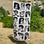 Seth Bogart Instagram - Do you need a new towel this summer ??? We made a bunch of new ones for @wackywacko Art on first towel by @tm_presley , Freddy Strips art by @aimee_goguen666 , the rest by meeeee Go to www.wackywacko.com