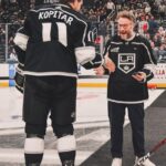 Seth Rogen Instagram – Fun night at the Kings game supporting @wearehfc. I look like a happy little boy.