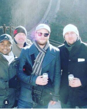 Seth Rogen Instagram - Throwback to the time I was at the Great Wall of China and literally nobody else was there except these American dudes who recognized me and then we drank beer together.