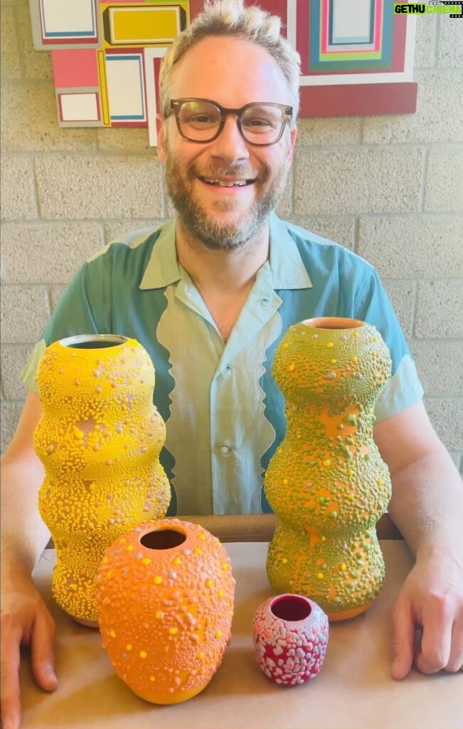 Seth Rogen Instagram - I made these vases… and I’m giving them away for free.