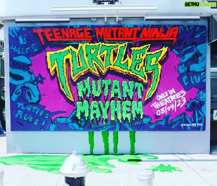 Seth Rogen Instagram - Teenage Mutant Ninja Turtles: Mutant Mayhem is in theaters one year from today!!