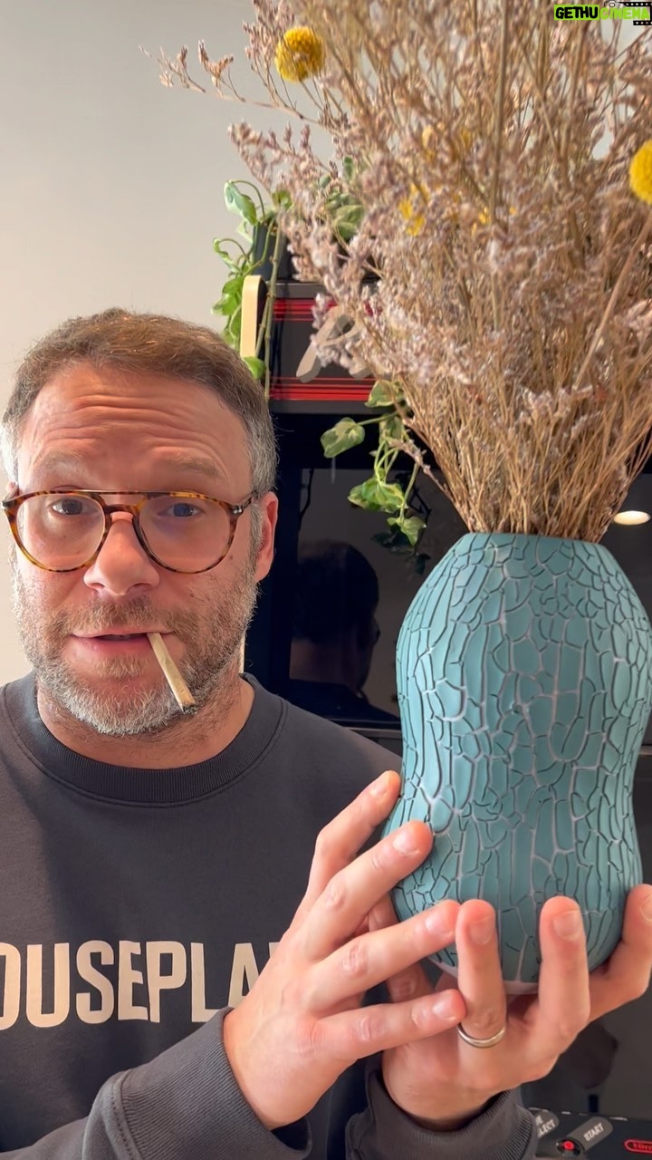 Seth Rogen Instagram - Do crack! The crackle vase from Houseplant.