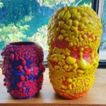 Seth Rogen Instagram - I made these vases and these glazes.