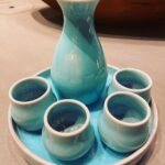 Seth Rogen Instagram - I made this porcelain sake set.