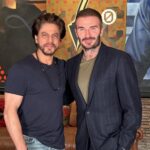Shah Rukh Khan Instagram – Last nite with an icon…and an absolute gentleman. Have always been a big admirer but meeting him and seeing how he is with kids made me realise that the only thing that out does his football is his kindness and his gentle nature. My love to your family. Be well and happy my friend and get some sleep….@Davidbeckham