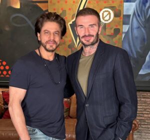 Shah Rukh Khan Instagram - Last nite with an icon…and an absolute gentleman. Have always been a big admirer but meeting him and seeing how he is with kids made me realise that the only thing that out does his football is his kindness and his gentle nature. My love to your family. Be well and happy my friend and get some sleep….@Davidbeckham