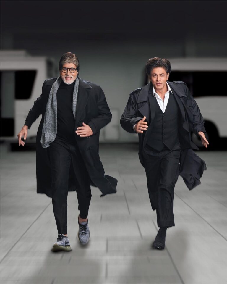 Shah Rukh Khan Instagram - Tough runs don’t last….tough runners do. And Sir you are the toughest of them all. Last 30 yrs just being around u and breathing the same air as you….has been a blessing. Wish u the best on your birthday….keep running & inspiring us. Sir and that Gym of yours… is unbelievable. Love u! @amitabhbachchan