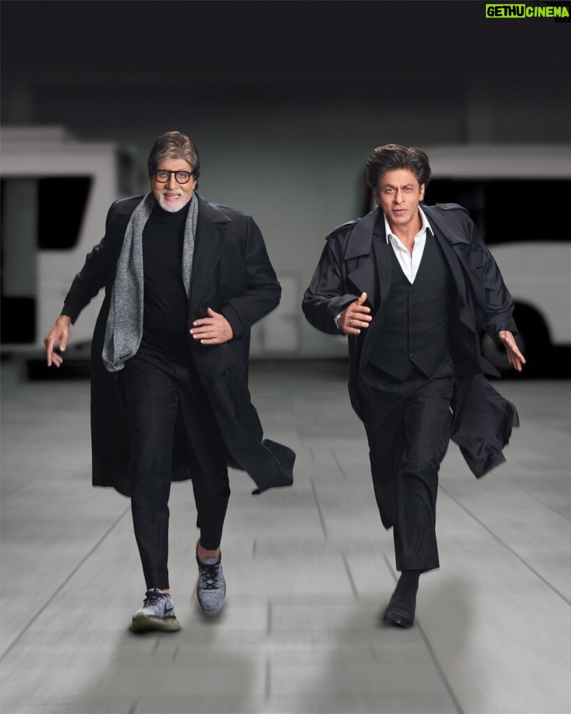 Shah Rukh Khan Instagram - Tough runs don’t last….tough runners do. And Sir you are the toughest of them all. Last 30 yrs just being around u and breathing the same air as you….has been a blessing. Wish u the best on your birthday….keep running & inspiring us. Sir and that Gym of yours… is unbelievable. Love u! @amitabhbachchan