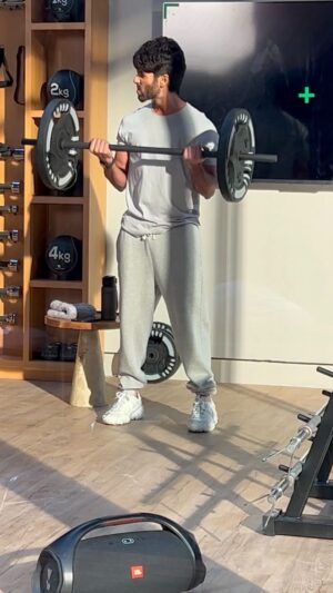 Shahid Kapoor Instagram - Light weight baby…
