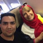 Shahin Taslimi Instagram - در هواپیما اتفاقی یکی از همسایه های سابق
