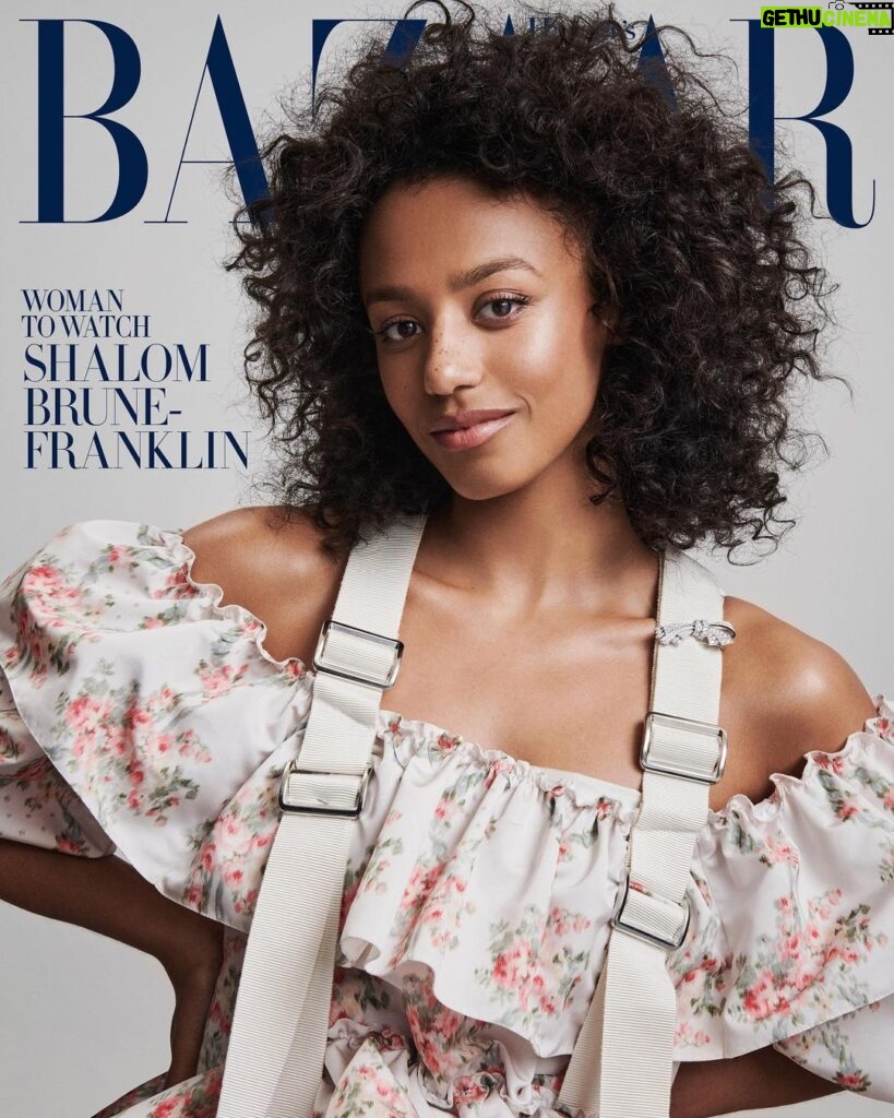 Shalom Brune-Franklin Instagram - "There was just that feeling. I was making people laugh, I was getting a response, and I ran offstage, locked myself in the toilet for a second and had a little cry, thinking, 'Oh, that was the best.'" Shalom Brune-Franklin stars on one of three special-edition @bazaaruk February digital covers, celebrating Britain's brightest screen talent. @shalombrunefranklin wears simonerocha and @vancleefarpels EIC @lydiasmag Photography @pamela_hanson Styling @leithclark Make-up for @naokoscintu Hair @earlsimms2 Manicure @nailedbysg Creative director @tom_houseofusher Fashion director @avrilmair Talent director @lottielumsden Picture director @izzyparrylewis Interview by @brooke__theis Talent editor @olivia__blair Picture production editor @gemmalucia_shootproducer Picture researcher @_abiihollister Fashion assistants @crystallecox @galkln @itshanah_xo