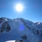 Shalom Brune-Franklin Instagram – I may have had to choose between operating my camera or feeling my fingers, but wow it was worth it. It’s always magic hour on Mont-Blanc 🏔❄️