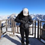 Shalom Brune-Franklin Instagram – I may have had to choose between operating my camera or feeling my fingers, but wow it was worth it. It’s always magic hour on Mont-Blanc 🏔❄️