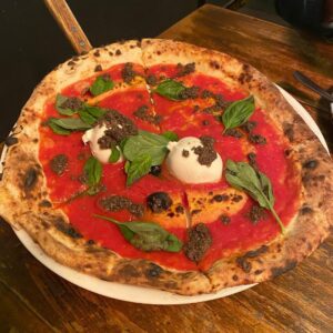 Shalom Brune-Franklin Instagram - I know there is a really awesome show airing this Sunday that I happen to be a part of but this pizza really stole my heart tonight and might be the highlight of my week.