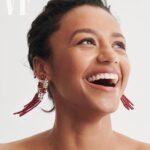 Shalom Brune-Franklin Instagram - Thank you @chanelofficial @vanityfair & to the lovely creatives tagged…🤯♥️ #TweedDeCHANEL #CHANELHighJewelry