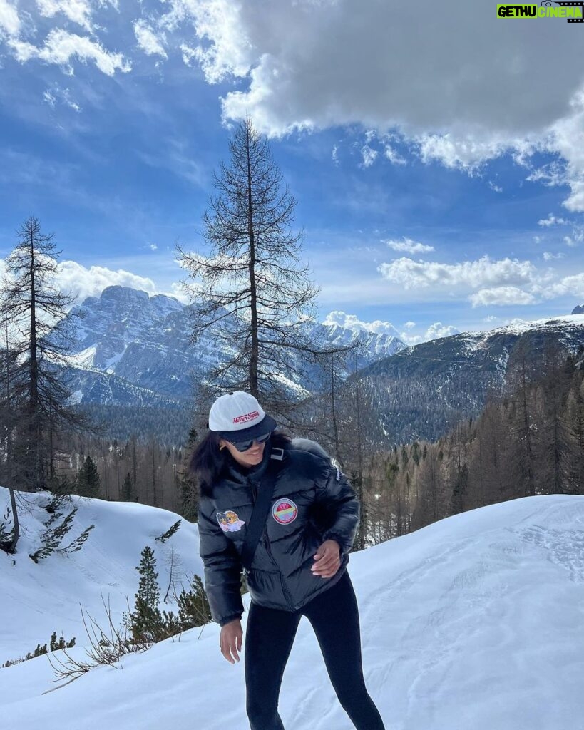 Shalom Brune-Franklin Instagram - The best time 🥹 Dolomiti, Italy