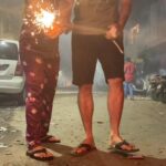 Shambhavy gurumoorthy Instagram - Happy Deepavali to all my insta fam❤️ #sam&prasi #couplegoals #realcouple #lovestory #husbandandwife #deepavali #deepavalipost #instagood #instamood #makingmemories #goodvibes #goodtimes #instadaily #trendingreels #reelsinstagram #besttogether
