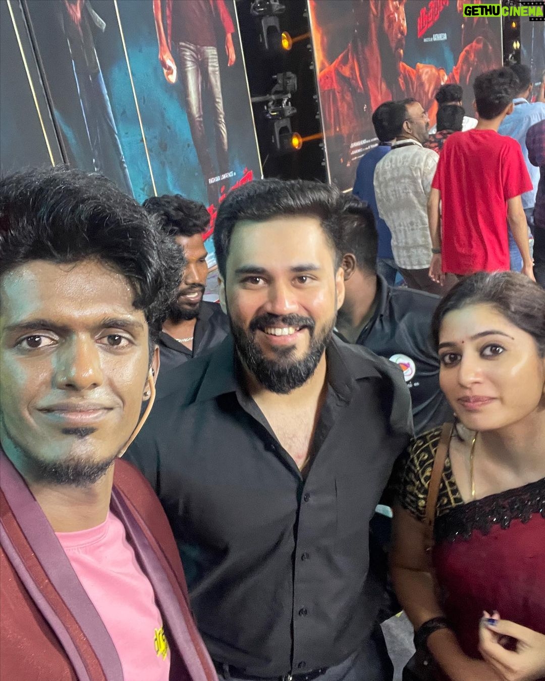 Shambhavy gurumoorthy Instagram - At rudhran audio and trailer launch event ❤️ #trending #instagood #instalike #samandprasi #instadaily #trendingtopic #rudhranaudiolaunch #rudhranmovie #suntv #geminitv #positivevibes #bestday