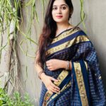 Shambhavy gurumoorthy Instagram - Saree is not an outfit !!! It’s a power and an identity of an culture 🌺 This beautiful saree is from : @knotnthreads 💙 #sareelove #trending #instafashion #instagood #instamood #instalike #sareefashion #traditionalwear #traditional #loveyourself #beingconfident Chennai, India