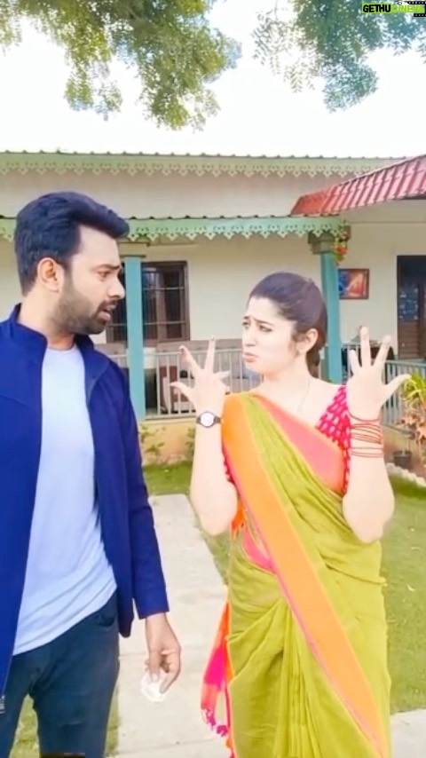 Shambhavy gurumoorthy Instagram - Comedy reel with my thambi @rafikshaa_actor #instagood #instagram #comedy