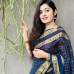 Shambhavy gurumoorthy Instagram - Saree is not an outfit !!! It’s a power and an identity of an culture 🌺 This beautiful saree is from : @knotnthreads 💙 #sareelove #trending #instafashion #instagood #instamood #instalike #sareefashion #traditionalwear #traditional #loveyourself #beingconfident Chennai, India