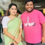 Shambhavy gurumoorthy Instagram – Sadhana serial 400 episode celebrations😍😍🎊 Hyderabad