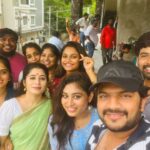 Shambhavy gurumoorthy Instagram – Sadhana serial 400 episode celebrations😍😍🎊 Hyderabad