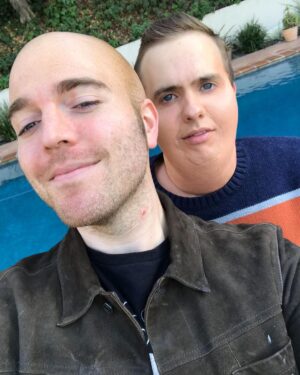 Shane Dawson Instagram - Happy 4 year anniversary to my best friend. I can’t wait to marry you when things are a little safer 🐷❤️🐒