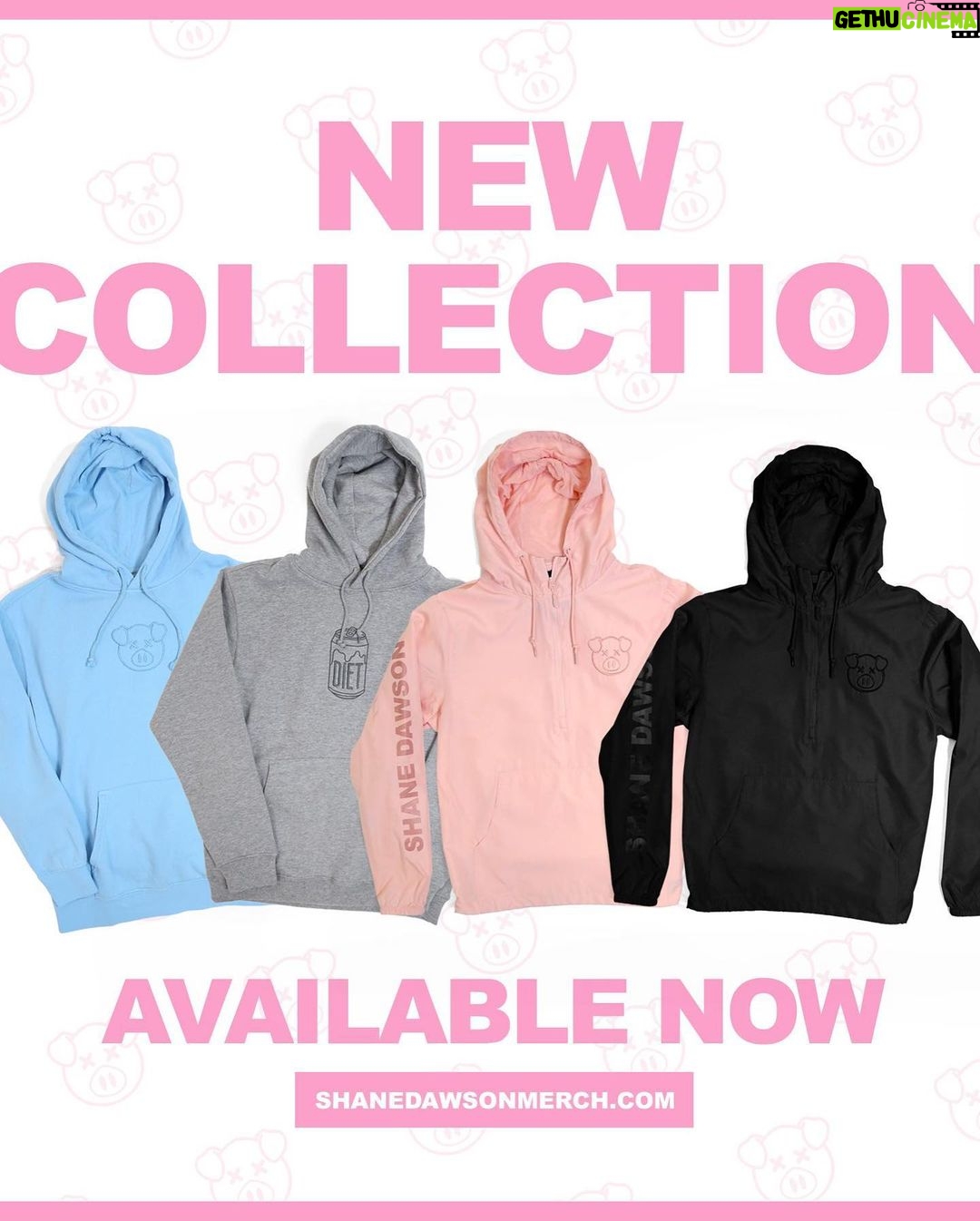 Shane Dawson Instagram - New merch out now! 🤍🐷 Link in Bio :) Special thanks to Ryland for going full Disney channel for the photoshoot. It’s my favorite picture ever. ❤️