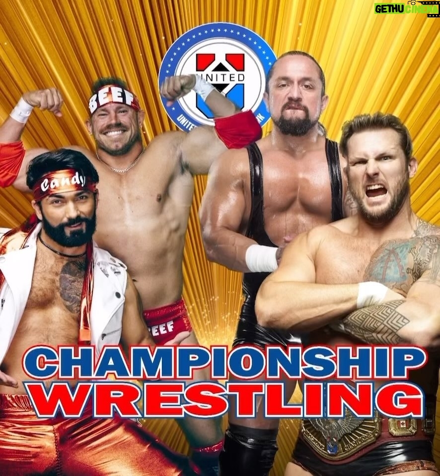 Shane Veryzer Instagram - 📣 𝐁𝐑𝐄𝐀𝐊𝐈𝐍𝐆 𝐍𝐄𝐖𝐒: The first match for our #GoldenOpportunity blockbuster event has been announced: #UWN World Tag-Team Champions #TMZ’s Shane Haste and Che Cabrera 🆚 No. 1 Contenders #BeefCandy 🍖🍭 🗓️ Monday, July 3rd 📍 @IrvineImprov 🎟️ Link in bio Irvine Improv