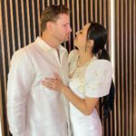 Shane Veryzer Instagram - THE REHEARSAL: our matching barong and filipiniana bolero were custom made by @themestizola!!! **swipe to the end to see our alt for a first kiss as bride and groom lol ** TY @themestizola for helping us incorporate my culture into our day and LOOK DAMN GOOD doing it!! San Clemente, California