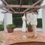 Shane Veryzer Instagram - THE REHEARSAL: our matching barong and filipiniana bolero were custom made by @themestizola!!! **swipe to the end to see our alt for a first kiss as bride and groom lol ** TY @themestizola for helping us incorporate my culture into our day and LOOK DAMN GOOD doing it!! San Clemente, California