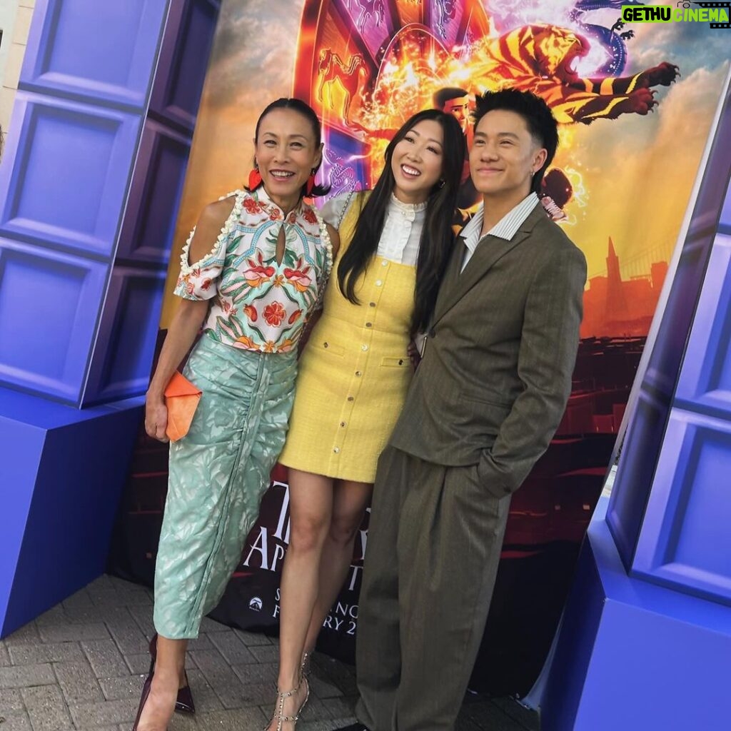 Shannon Dang Instagram - When your TV Mom @khenghua and your IRL little cousin @brandonsoohoo happen to be playing the sweetest, kickass family duo on @tigersapprentice for @paramountplus ! Watching their hard work and talent bring so much LIFE to their animations was pure joy🤍🫶🏼🤍 And @leahmlewis and @shrrycola also holding it down up there?! Stacked. Can't wait for everyone to see this fun, heartfelt movie starting Feb 2nd on @paramountplus . #tigersapprentice #paramountplus #lunarnewyear Paramount Pictures Studios