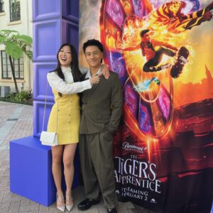 Shannon Dang Instagram - When your TV Mom @khenghua and your IRL little cousin @brandonsoohoo happen to be playing the sweetest, kickass family duo on @tigersapprentice for @paramountplus ! Watching their hard work and talent bring so much LIFE to their animations was pure joy🤍🫶🏼🤍 And @leahmlewis and @shrrycola also holding it down up there?! Stacked. Can't wait for everyone to see this fun, heartfelt movie starting Feb 2nd on @paramountplus . #tigersapprentice #paramountplus #lunarnewyear