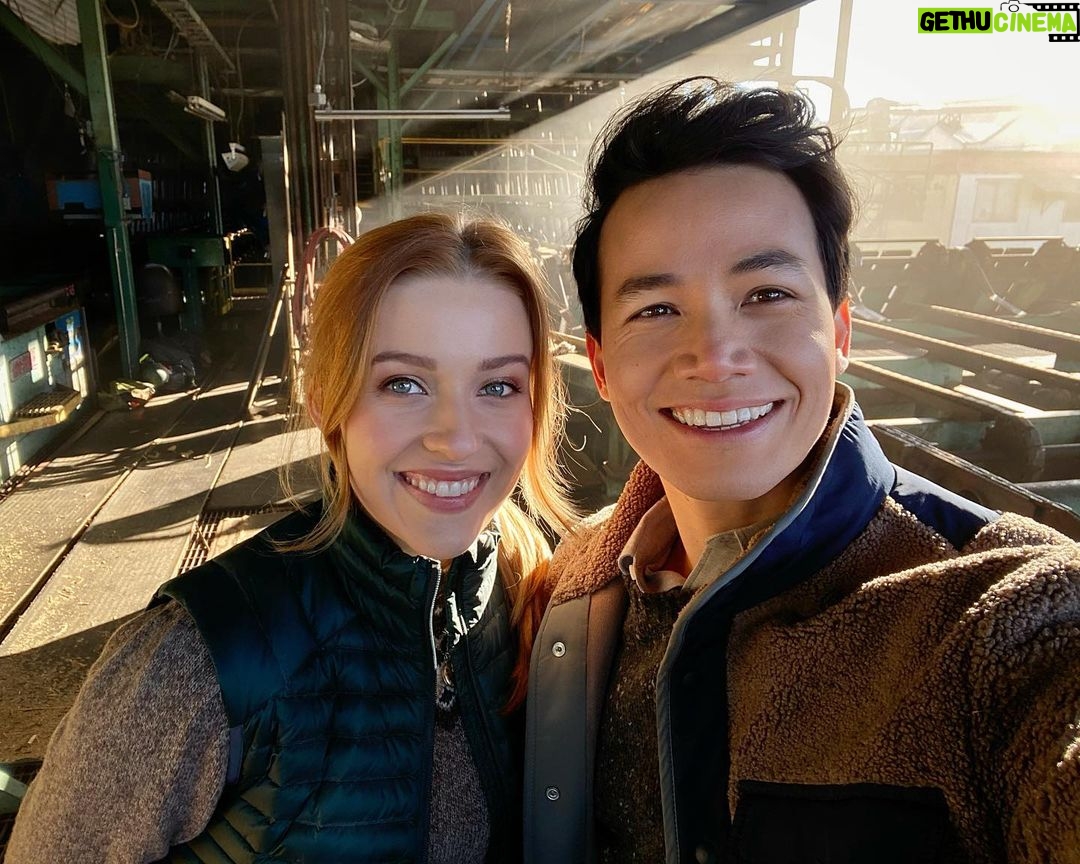Shannon Kook Instagram - It’s not often you arrive on a set to be welcomed by a big run up hug from the lead @kennedymcmann as your introduction! Which is a fitting metaphor for my refreshing experience joining the cast of @cw_nancydrew 😊 Tonight is a big episode for “Grant”. Hope to catch you with episode 12 #TheTrailOfTheMissingWitness Vancouver, British Columbia