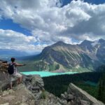 Shannon Kook Instagram - These photos are unedited. And it’s much better in person 😮 @nala_minibernedoodle ⛰ 🇨🇦 ⛰ #LakeLouise #LittleBeehive #littlebeehivelookout #littlebeehivetrail #littlebeehivehike Little Beehive Lookout