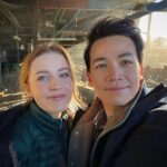 Shannon Kook Instagram - It’s not often you arrive on a set to be welcomed by a big run up hug from the lead @kennedymcmann as your introduction! Which is a fitting metaphor for my refreshing experience joining the cast of @cw_nancydrew 😊 Tonight is a big episode for “Grant”. Hope to catch you with episode 12 #TheTrailOfTheMissingWitness Vancouver, British Columbia