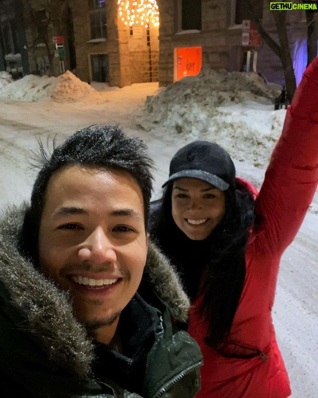 Shannon Kook Instagram - “We’re back b❄️tches!” Reunited & shooting an action film with @marieavgeropoulos 🧿 Hi Winnipeg 🙋🏻♀️🙋🏻♂️ #netflixcanada #marieavgeropoulos #shannonkook #the100 #octavia #octaviablake #jordanjaspergreen #winnipegfilm #canadianfilm #kingofkillersmovie Winnipeg, Manitoba