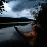 Shannon Kook Instagram - “Let go of your mind and then be mindful. Close your ears and listen.” - Rumi 💡 @stellaprolights Valley Of Five Lakes, Jasper National Park, Canada