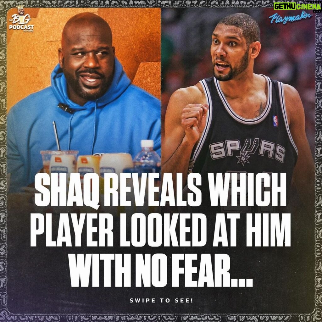 Shaquille O'Neal Instagram - The only man who didn’t fear Shaq 👀 Follow @thebigpodwithshaq for more!