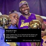 Shaquille O'Neal Instagram - “He’s the guy who made me who I am” - @shaq met sergeant Philip Harrison at the age of 2 and has considered him his Father ever since 💪🏾 He was raised under his guidance after his biological father, Joseph Toney, had abandoned him in his early years, SALUTE! 🙏🏾❤️ SWIPE for more. #DearFathers #DearFathersPodcast Proud Black Fathers
