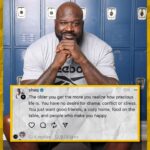 Shaquille O’Neal Instagram – @shaq Having a stress free life is the way to be! #shaq