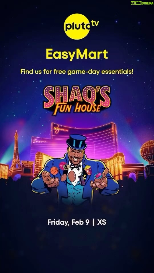Shaquille O'Neal Instagram - it’s goin down @shaqsfunhouse and @plutotv