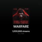 Shaquille O'Neal Instagram - 1 MILLION STREAMS ON WARFARE! thank you everyone who made this possible and @djdiesel for getting in the studio to make this one with me🤞🖤