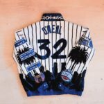Shaquille O'Neal Instagram - one of one details of @shaq’s one-of-a-kind Orlando Magic jacket designed by @jeffhamilton 🪄