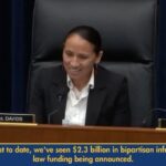 Sharice Davids Instagram - The bipartisan infrastructure law is building new roads, expanding broadband access, and replacing lead pipes in #KS03. I asked @secretarypete about what steps are being taken to make sure Kansans feel these benefits as soon as possible.