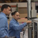 Sharice Davids Instagram - To strengthen supply chains and bring down costs, we must make more goods at home. That’s exactly what I saw at Indra Air Traffic, Inc. in Overland Park today during my Sharice’s Shift. AND huge congrats to Indra on the new “Made In Kansas” designation. KS-made products are the best products!