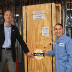 Sharice Davids Instagram - To strengthen supply chains and bring down costs, we must make more goods at home. That’s exactly what I saw at Indra Air Traffic, Inc. in Overland Park today during my Sharice’s Shift. AND huge congrats to Indra on the new “Made In Kansas” designation. KS-made products are the best products!